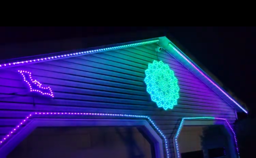 Pixel Trak - White/2" spacing/Bottom Holes - 1m length