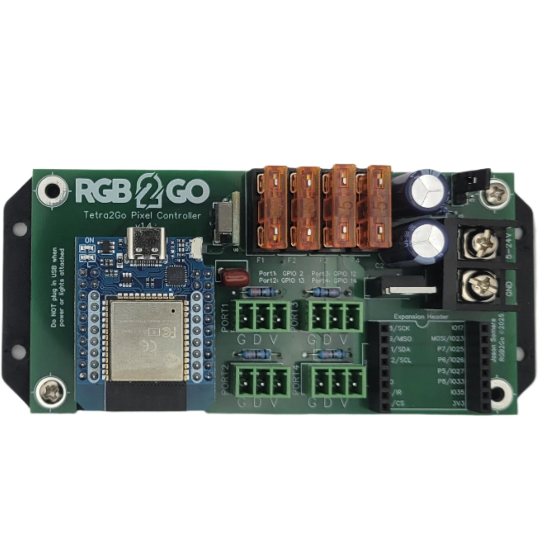 Tetra2Go 4-Port Wi-Fi Pixel Controller