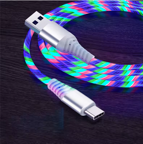 LED Charging Cable - 1m USB Type C