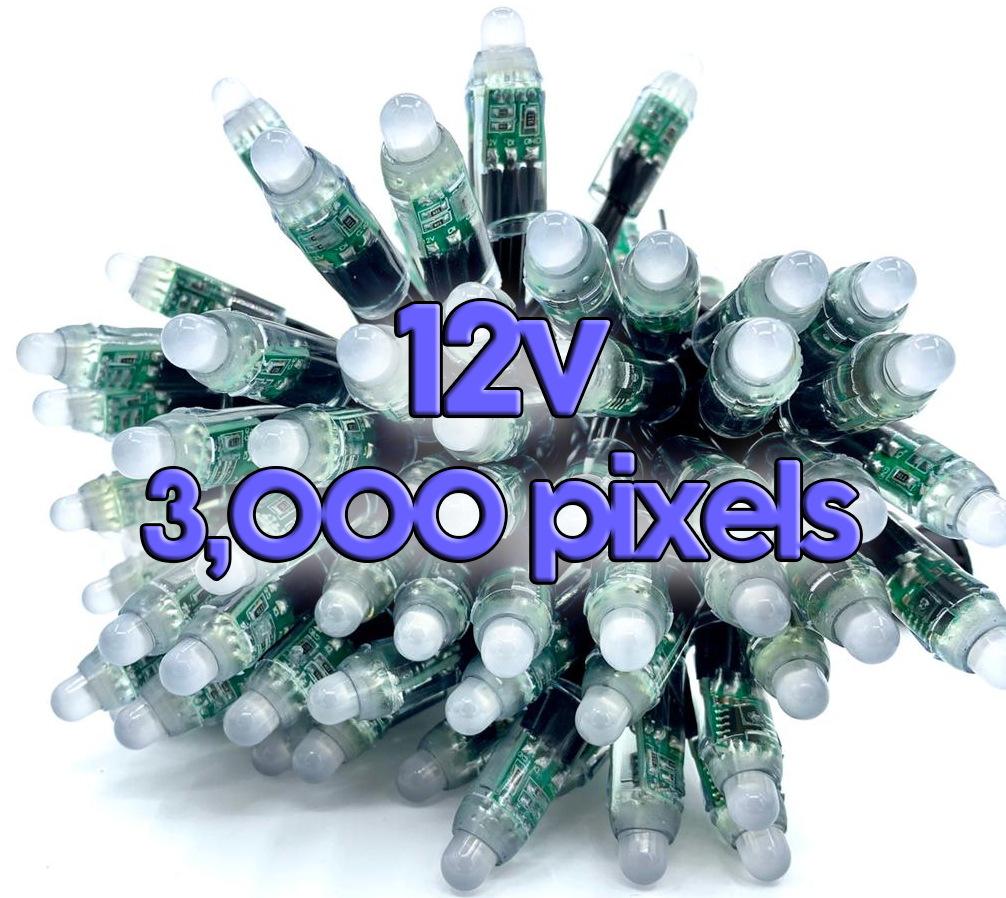 Bulk Order - 3000 x 12V Bullet Pixels